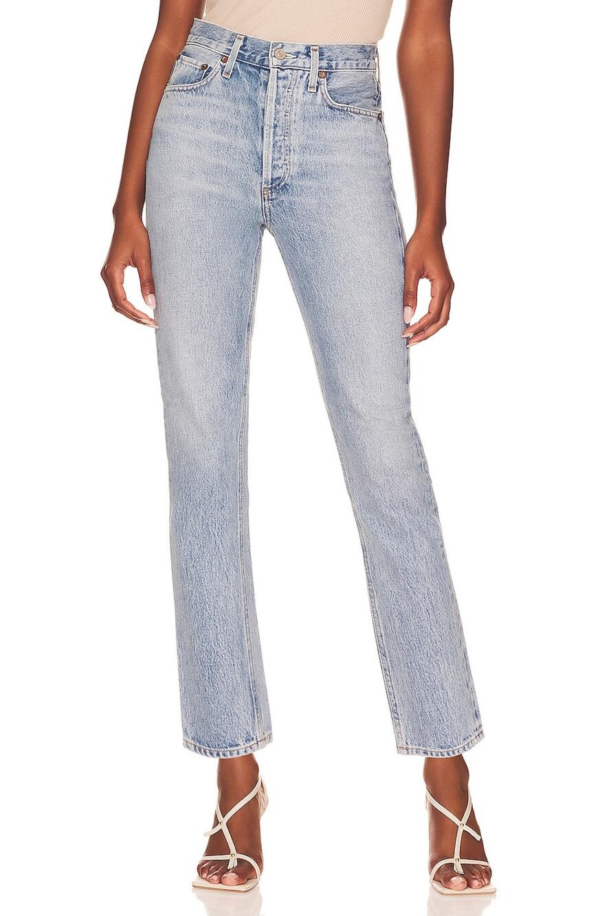 Agolde Classic Blue Riley Denim Jeans Size 24